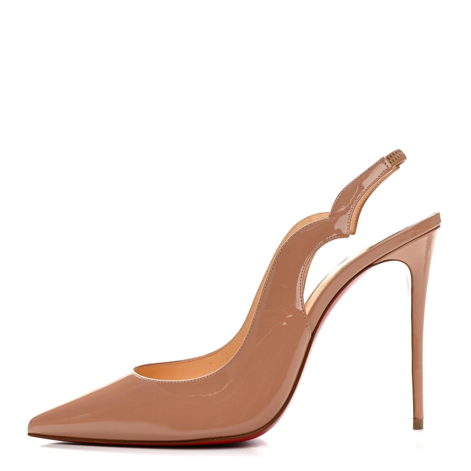Christian Louboutin — Chick Slingback 100 39 Nude — Designer Shoe — resale