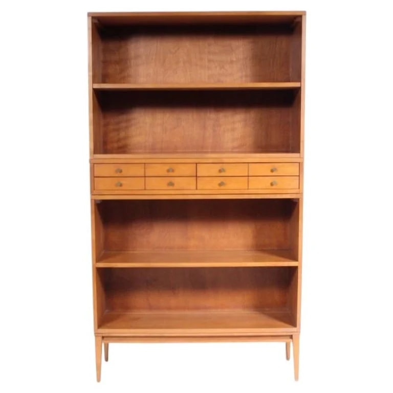Paul McCobb Planner Group Modular 3 Piece, 4 Drawer Shelves - Bookcase — Furniture — resale
