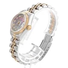 Rolex Datejust 10P Diamond 69173NG Black U Number Second Hand 2