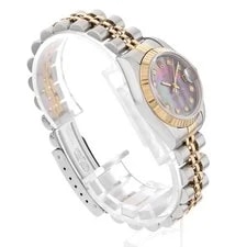 Rolex Datejust 10P Diamond 69173NG Black U Number Second Hand 3