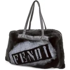 Fendi — Fendi Fur Logo Large — Handbag — resale