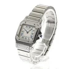 Cartier Santos GalbeeSM W20017D6 Beige Dial Quartz Watch_956538 2