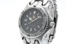 [ EXC+5 ] TAG Heuer SEL S99.206M Professional 200 Gray Quartz Silver 4