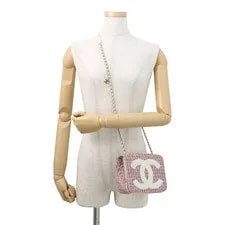Chanel Chain Deca Coco Mark Full Flap Whi 4