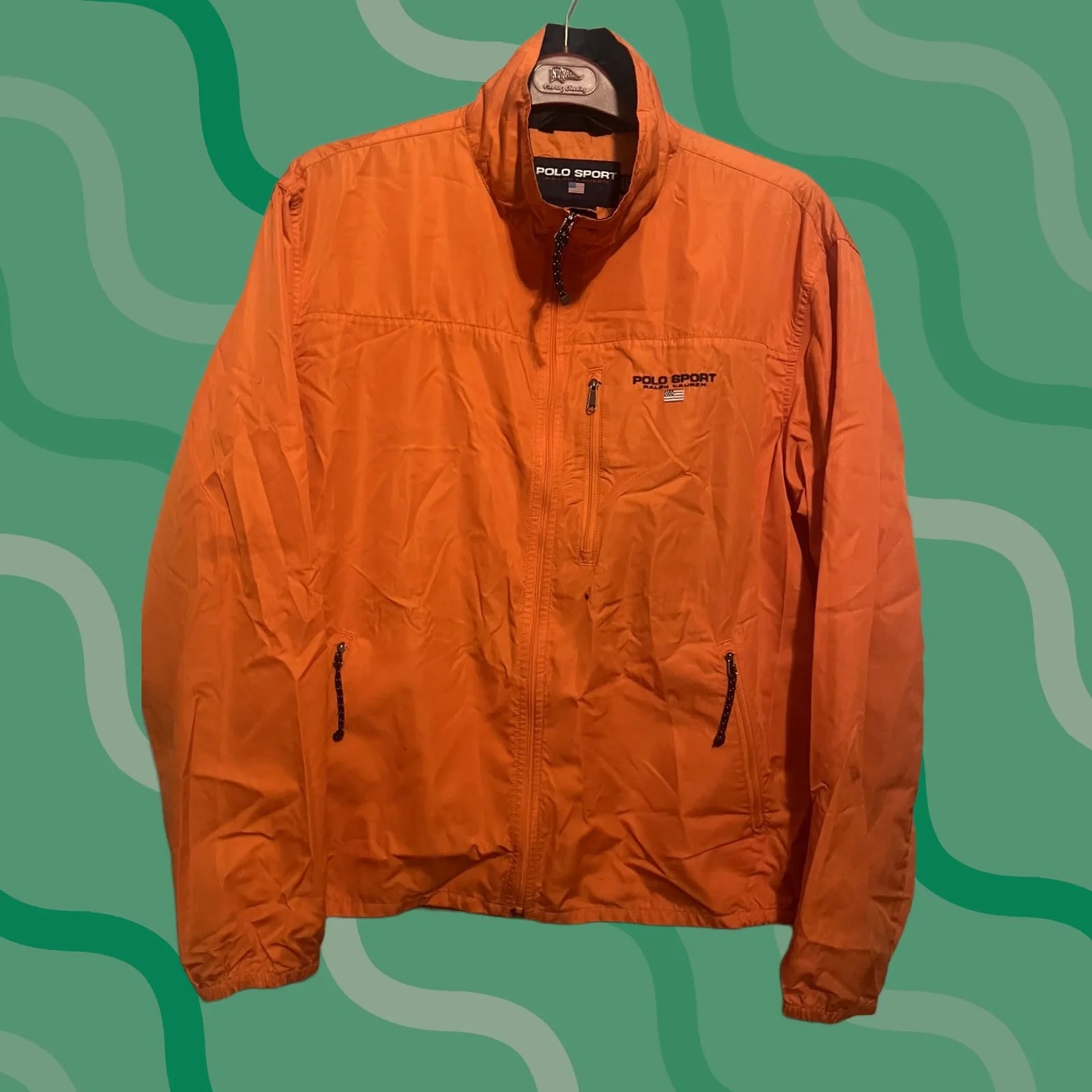 Polo Ralph Lauren — Polo Ralph Lauren Windbreaker Jacket Sport Polyester L XL? — streetwear — resale