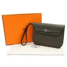 Hermes Hermès Kelly Dépêche 25 Verdigris With #BCB019 2