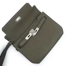 Hermes Hermès Kelly Dépêche 25 Verdigris With #BCB019 3