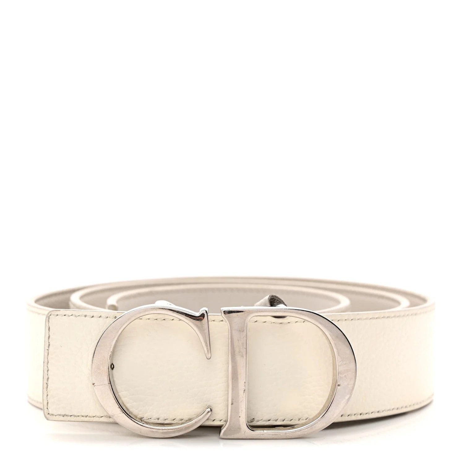 Dior — Grained CD Icon Belt 95 38 — Accessory — resale