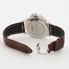 Panerai Luminor SS & Leather AT White Dial PAM01046 4