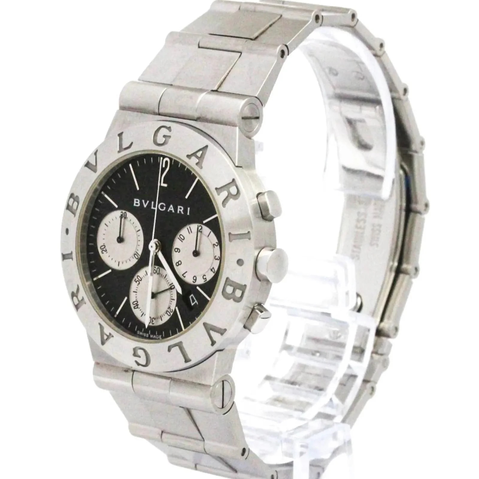 Bvlgari — Bvlgari Diagono Chronograph Quartz Stainless Steel — Watch — resale