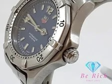 TAG Heuer Professional 200 Date WK1313 Blue Silver SS Bracelet Logo 2
