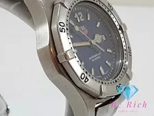 TAG Heuer Professional 200 Date WK1313 Blue Silver SS Bracelet Logo 3