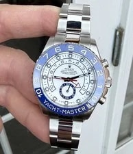 Rolex 116680 Yacht-Master II Steel Blue Hands Only Approx 2015 2