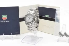 New Battery! TAG Heuer 6000 WH1111 White Dial 38mm Silver Quartz 2