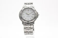 New Battery! TAG Heuer 6000 WH1111 White Dial 38mm Silver Quartz 4