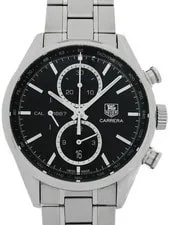 TAG Heuer — TAG Heuer Carrera Calibre 1887 Chronograph CAR2110.BA0724 40mm Black Dial #T297 — Watch — resale