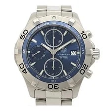 Tag Heuer — TAG Heuer Aqua Racer Chronograph CAF2112 Stainless Steel 40mm Blue Dial #TSW751 — Watch — resale