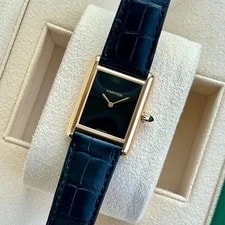 Cartier Tank Louis 18k Yellow Gold WGTA0091 Black Lacquer Dial Manual 2
