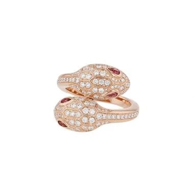 Bulgari — Bulgari Serpenti Seduttori in Rose Gold, Rubellite and Diamonds — Jewelry — resale
