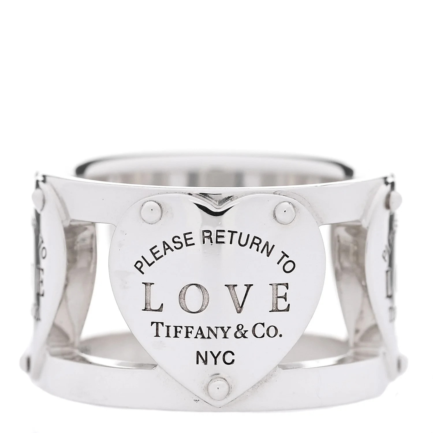 Tiffany & Co. — Return To Tiffany Heart Wide Band 47 4 — Jewelry — resale