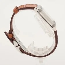 Jaeger-LeCoultre Reverso Tribute Monoface Q7168420 SS & Leather Stem-winder S 4