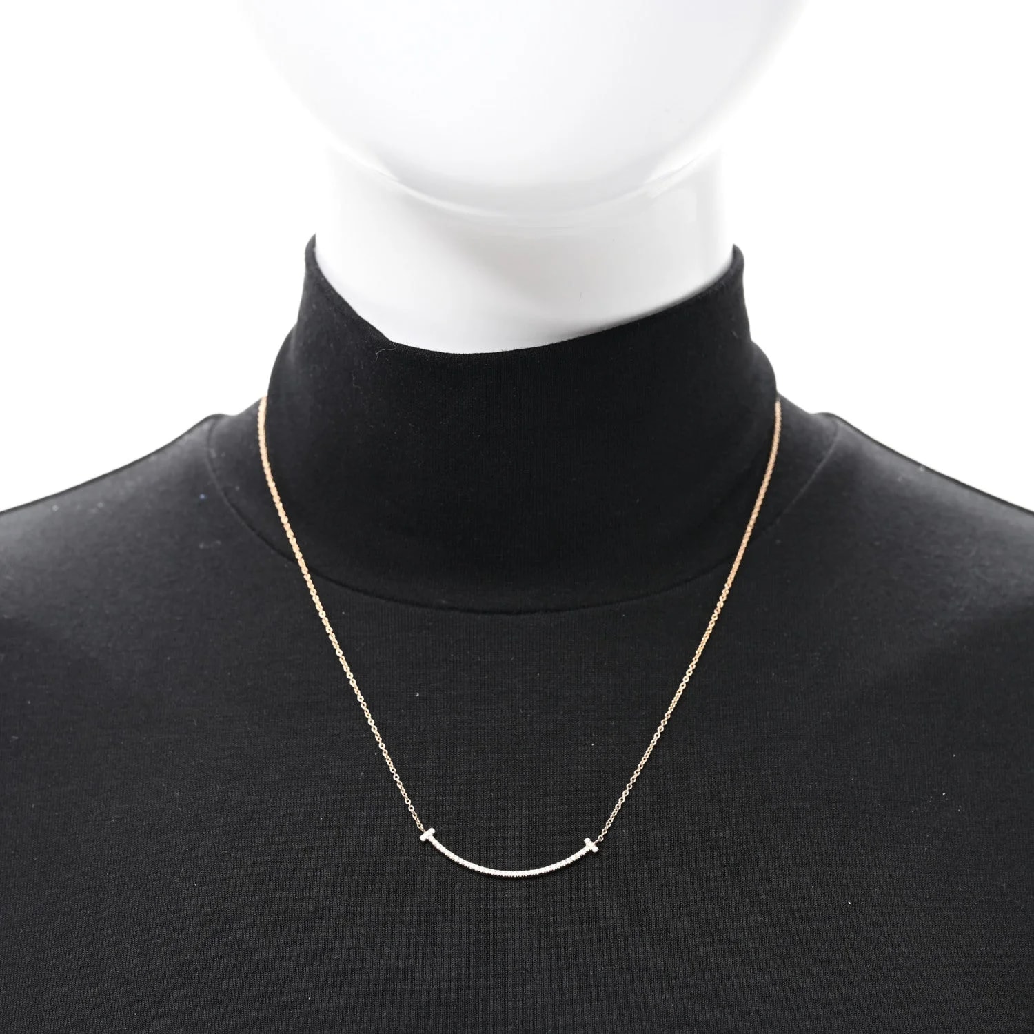 18K Rose Gold Small T Smile 2