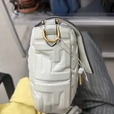 Fendi Baguette Embossed Crossbody 4