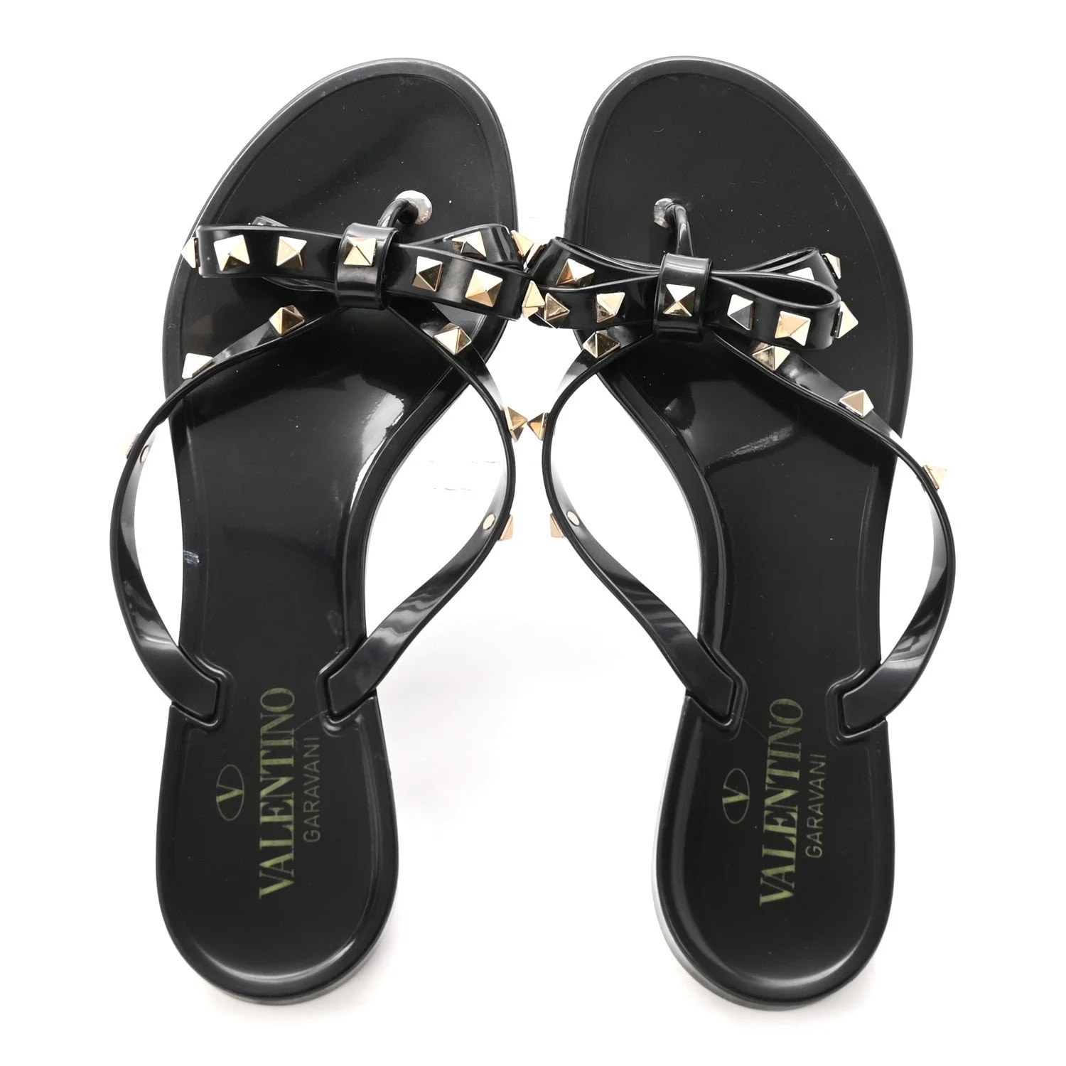 Jelly Rockstud Bow Thong 39 2