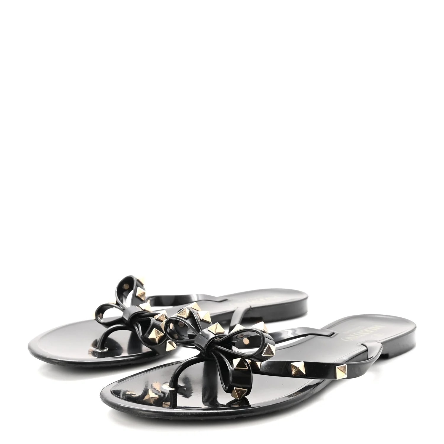 Jelly Rockstud Bow Thong 39 4