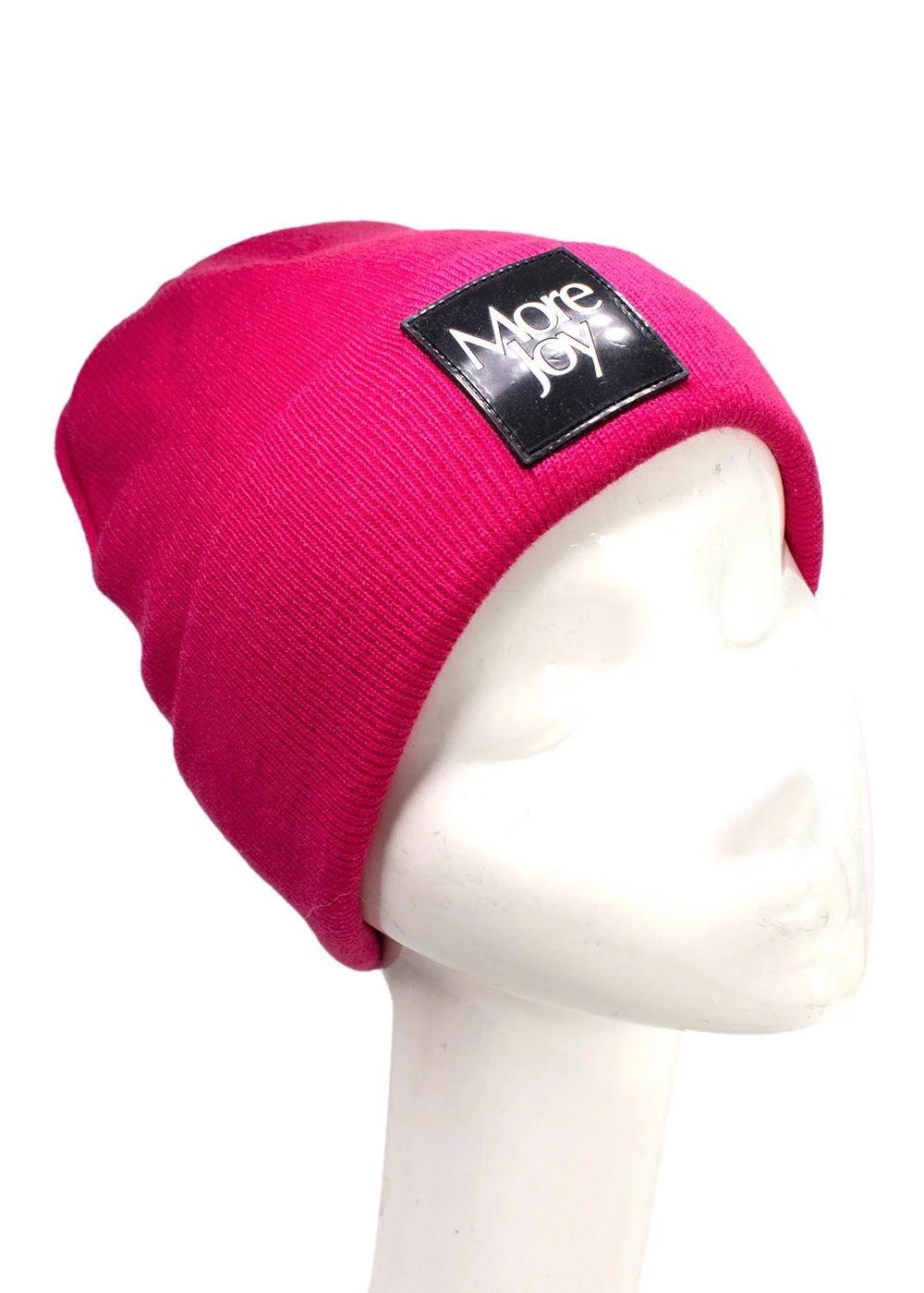 Christopher Kane — More Joy Logo-patch Beanie Hat — Accessory — resale