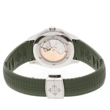 Patek Philippe Aquanaut White Gold Auto 39mm Green Rubber Strap 5168G-010 4
