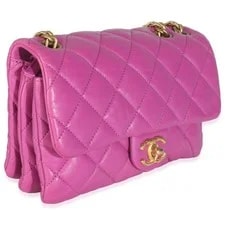Chanel Shiny Aged Quilted Small Pillow Crush Flap 4
