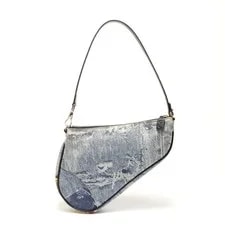 Dior — Authentic Christian Dior Print Saddlebag — Handbag — resale
