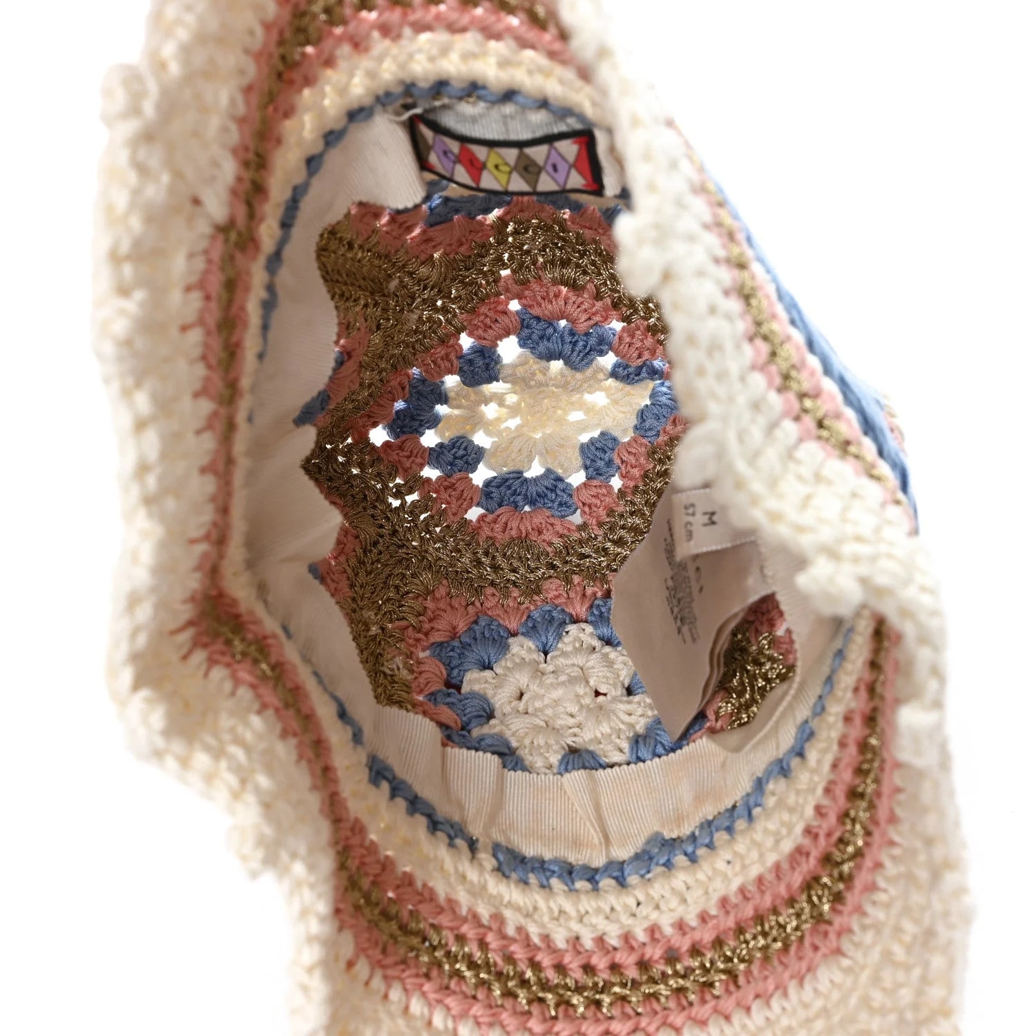 Cotton Crochet GG Lovelight Bucket Hat M 3