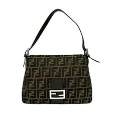 Fendi Mamma Baguette Pattern Genuine Leathe 2