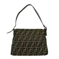 Fendi Mamma Baguette Pattern Genuine Leathe 4