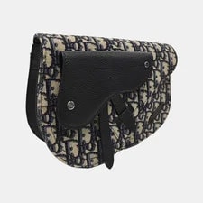 Dior Saddle Monogram Embroidered Saddle - Very Good #N3YMHV 4