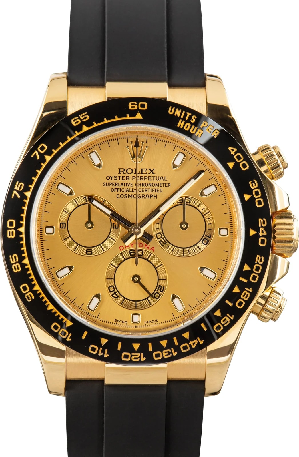Rolex — Yellow Gold Rolex Daytona Ref 116518 Champagne Dial — Watch — resale