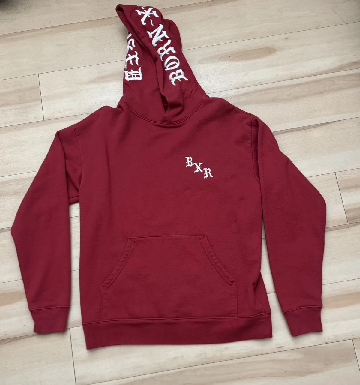 Born — Born X Raised Embroidered Hoodie — streetwear — resale
