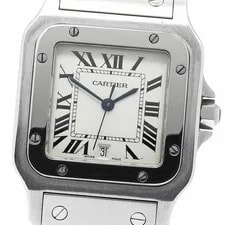 Cartier — Cartier W20060D6 Santos Galbe LM Date Quartz _950671 Authentic From Japan — Watch — resale