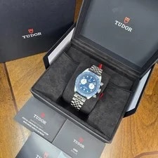 Tudor Black BAY Chrono 41MM M79360B Blue Boutique Edition Stainless Jubilee B&P 2