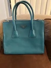 Prada — Prada Galleria Double Zip Medium Lux Crossbody — Handbag — resale