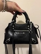 Balenciaga — Balenciaga Mini City Viper Skin — Handbag — resale