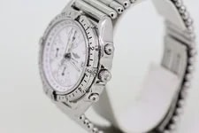 2001 Breitling Chronomat A20048 Stainless Steel White Dial 3