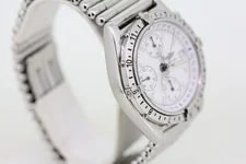 2001 Breitling Chronomat A20048 Stainless Steel White Dial 4