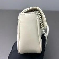 Gucci GG Marmont Supermini Chevron Tonal Hardware Auth 4