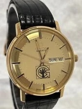 Omega 196.0120 Day-Date Cal.1345 Gold Dial 10KGF Quartz Tested 2