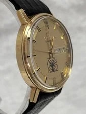 Omega 196.0120 Day-Date Cal.1345 Gold Dial 10KGF Quartz Tested 4