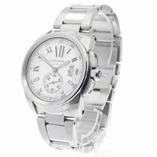 Cartier W7100015 Calibre de Date Automatic S Good Condition 2