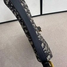 Dior Saddle Monogram Embroidered and - Excellent #DZO38C 4